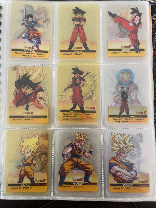 Laminacards Dragon Ball Z Platino & GT