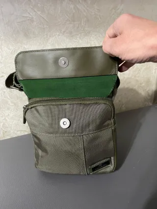 Borsello uomo Charro verde militare nuovo