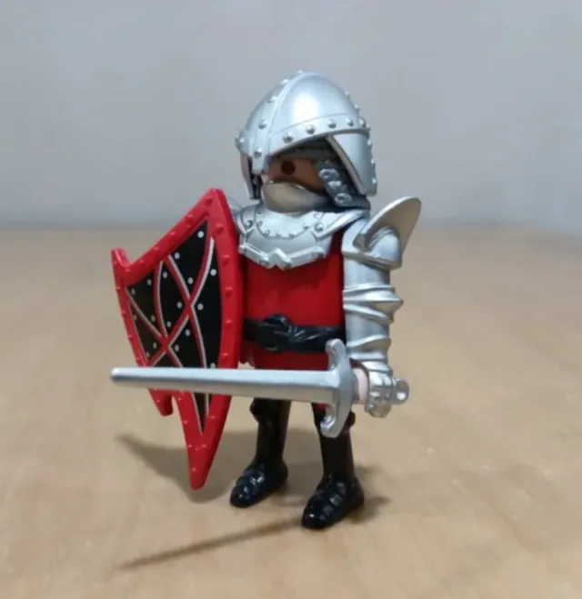Playmobil Cavaliere Medievale Argentato