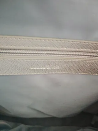 Bolso Bimba y Lola Azul Beige Casi Nuevo