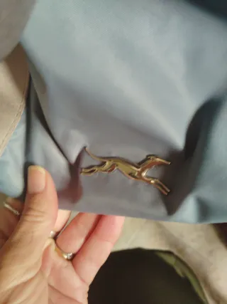 Bolso Bimba y Lola Azul Beige Casi Nuevo