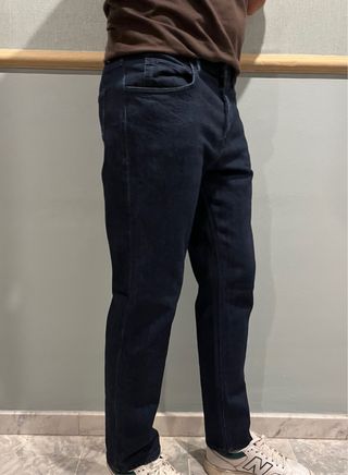 Pantalones vaqueros Massimo Dutti azul marino