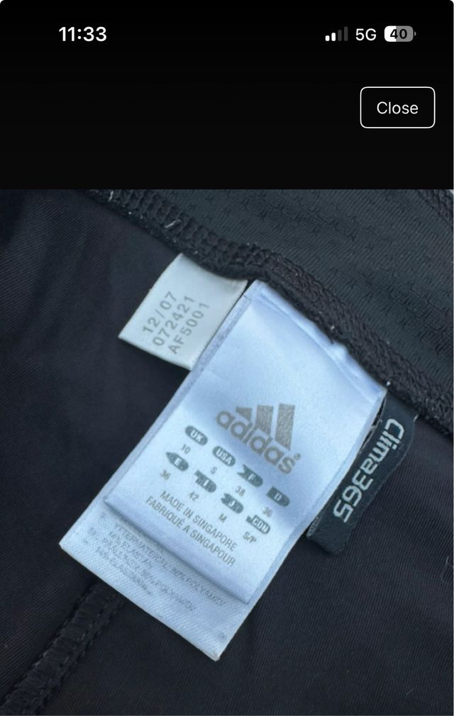 Pantalón legging Adidas negro