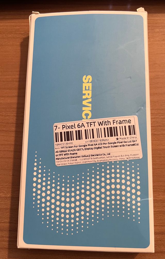 Pantalla Google Pixel 6A TFT con Marco