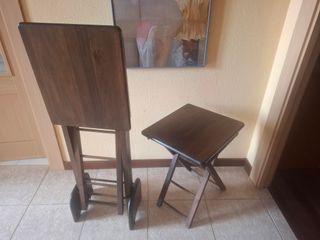 Tavoli Ausiliari Pieghevoli in Legno