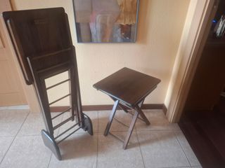 Tavoli Ausiliari Pieghevoli in Legno