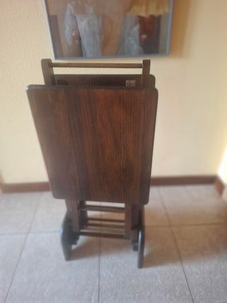 Tavoli Ausiliari Pieghevoli in Legno