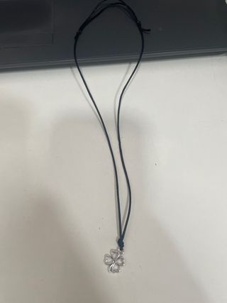 Collana con ciondolo quadrifoglio