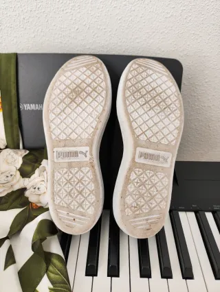 Zapatillas Puma Vikky Ribbon Mujer Negro