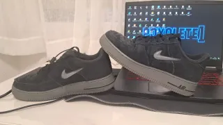 Nike Air Force 1 Negro Gris