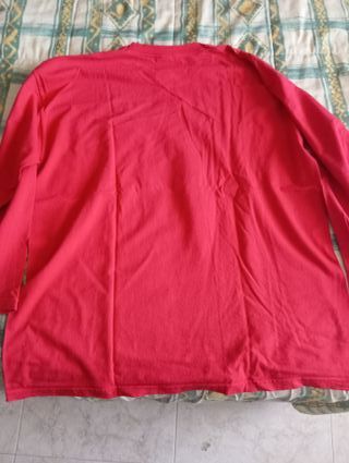 Camiseta roja manga larga Have a Nice Day!