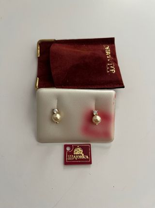 Pendientes perlas Majorica