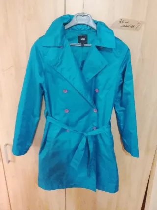 Chaqueta Mango Verde Azulada Talla S
