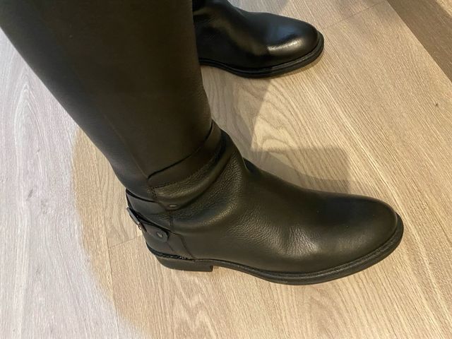 Botas de piel media caña