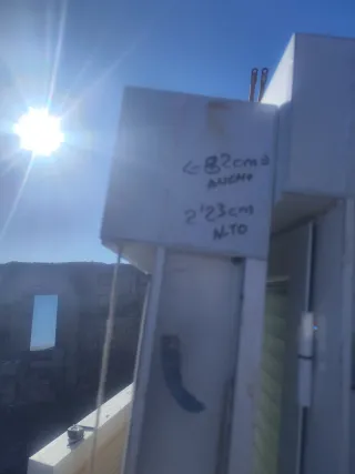 Puerta Climalit con persiana