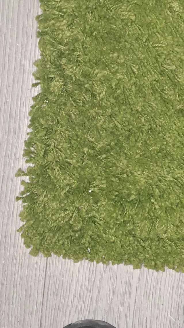 Alfombra grande verde 200x135 cm