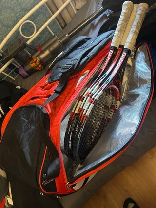 Raqueta Babolat Pure Control 295g y raquetero