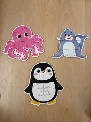 Puzzles Infantiles de Animales Marinos