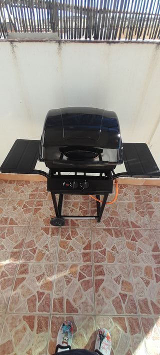 Barbecue a gas nero