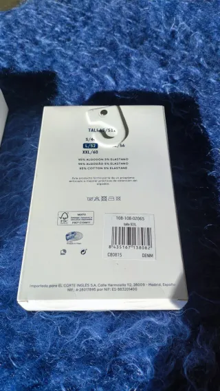 4 Calzoncillos Slips Azules Talla L/52 Nuevos