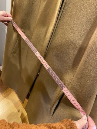 Abrigo de paño Artein camel