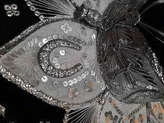 Sombrero Charro Mexicano Terciopelo Negro/Plata