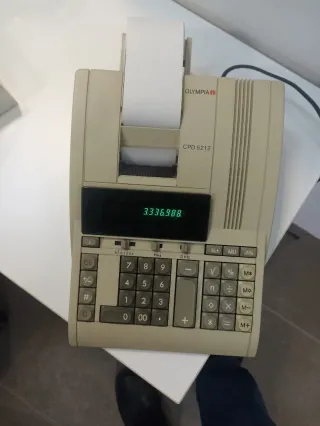 Calculadora Olympia CPD 5212 Eléctrica