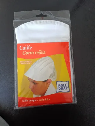 Gorro rejilla blanco Roll Drap