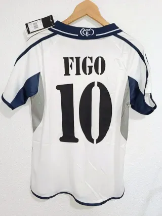 Camiseta Figo 10 talla L futbol retro vintage