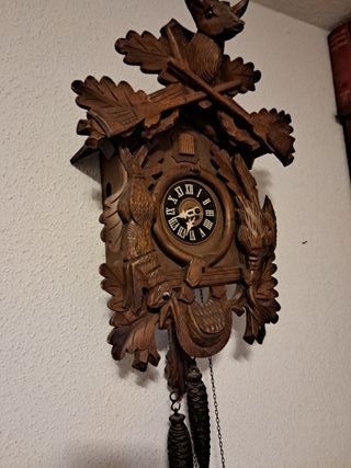 Reloj de cuco Selva Negra tallado