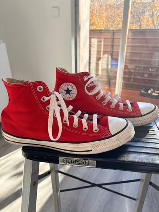 Converse Rojas Talla 42.5
