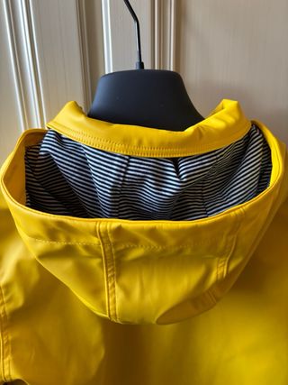 Impermeabile giallo bambina taglia 140/68