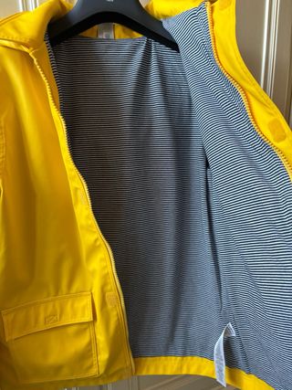 Impermeabile giallo bambina taglia 140/68