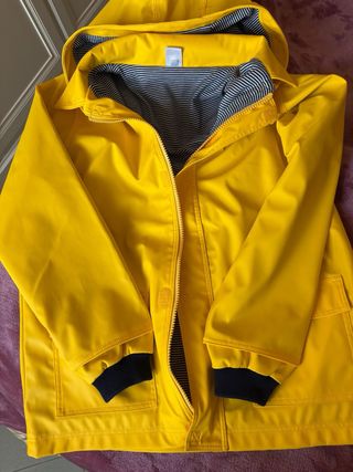 Impermeabile giallo bambina taglia 140/68