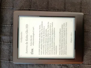 Ebook Kobo Gloria HD Negro con Funda