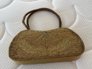 Bolsos de fiesta negro , dorado y metálico