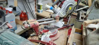 Ingletadora con carril y disco fino