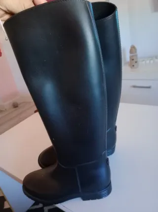 Botas de agua Decathlon mujer talla 36 negras