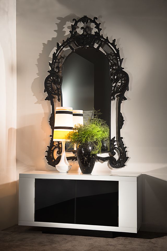 Aparador moderno bianco e nero