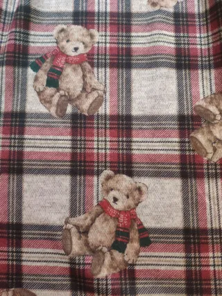 Pantalones anchos suaves con ositos