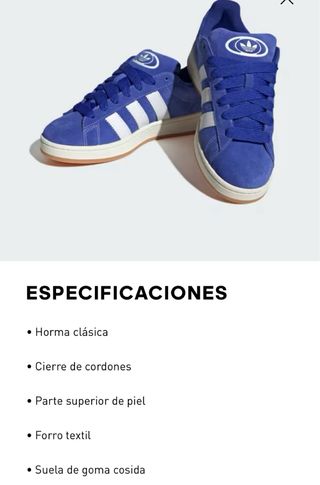 Zapatillas Adidas Campus 00s Originales Azul