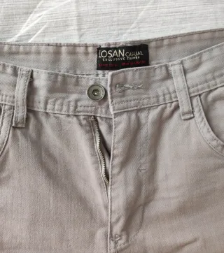Pantalón corto LOSAN gris T.40