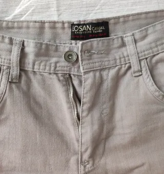 Pantalón corto LOSAN gris T.40