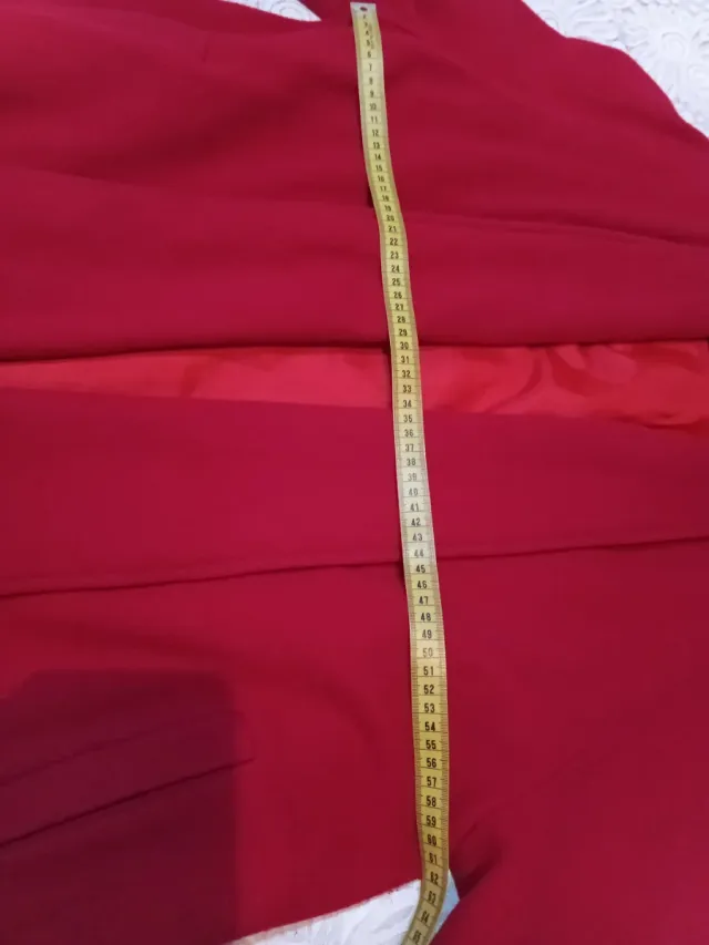 Abrigo capa rojo talla única