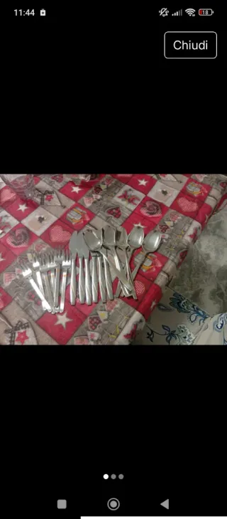 Set posate: forchette, coltelli, cucchiai