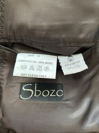 Chaqueta de lana 100% hombre