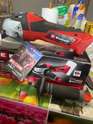 Amoladora angular inalámbrica Einhell TE-AG 18/115