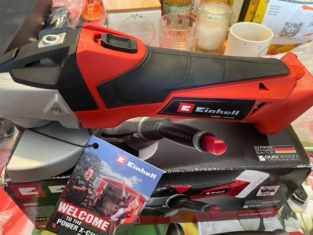 Amoladora angular inalámbrica Einhell TE-AG 18/115