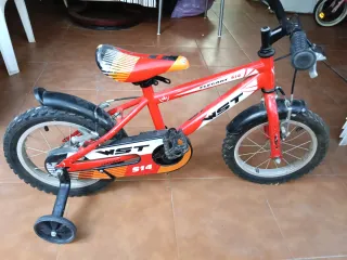 Bicicleta WST Elegant Roja 14 pulgadas
