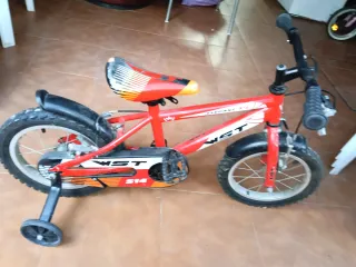 Bicicleta WST Elegant Roja 14 pulgadas